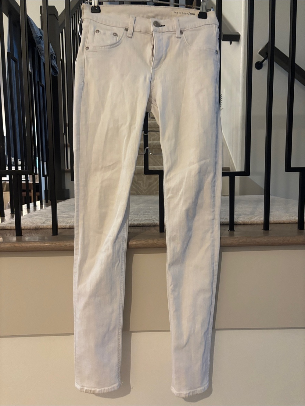 rag & bone White Skinny Jeans